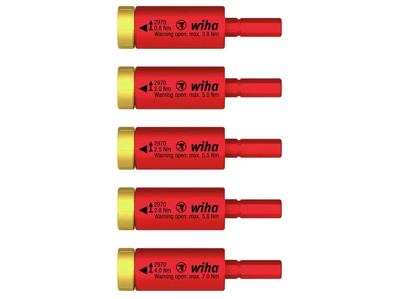 Wiha electric easyTorque Adapter Set, 5 Piece
