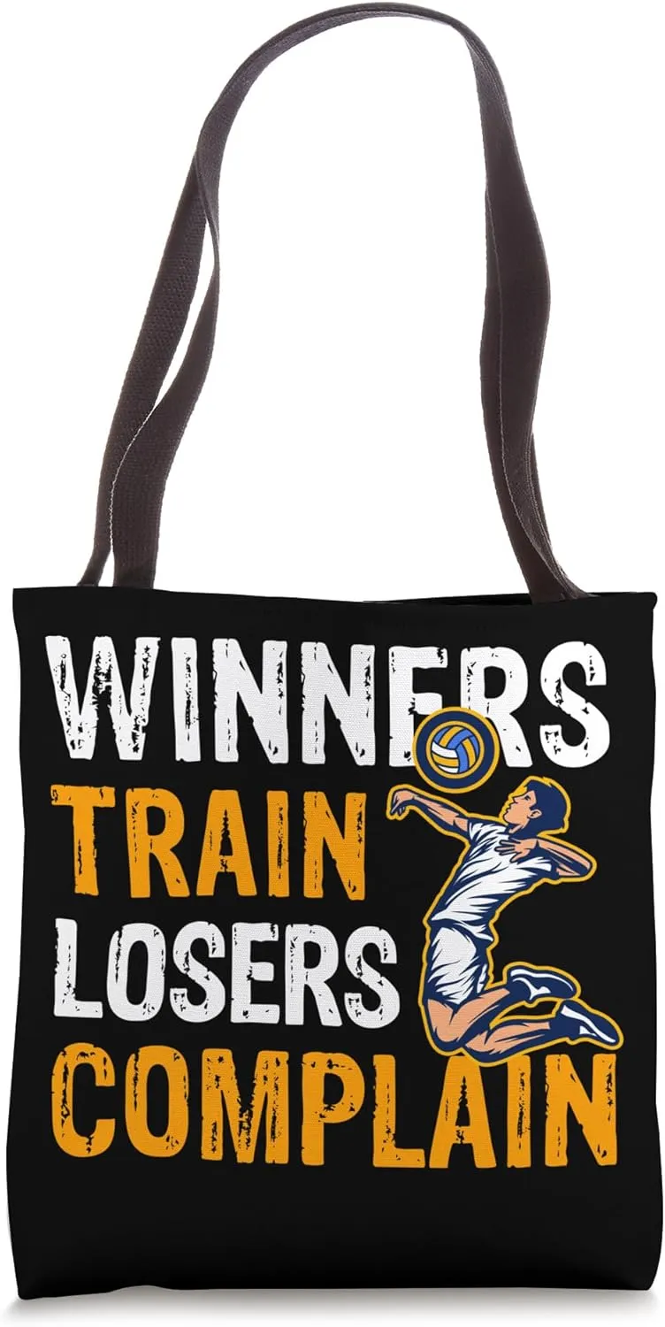 Winners Train Losers Complain Street Workout Ball Sports Tote Bag