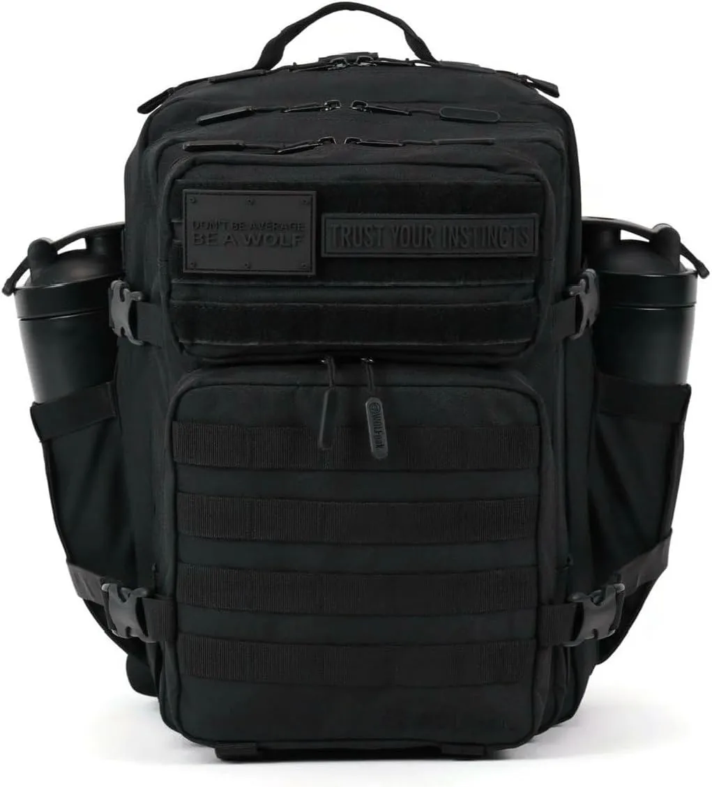WOLFpak 35L Backpack (NightShade Edition) The Original Backpack. Tactical Bags For The Gym and Travel Bag.