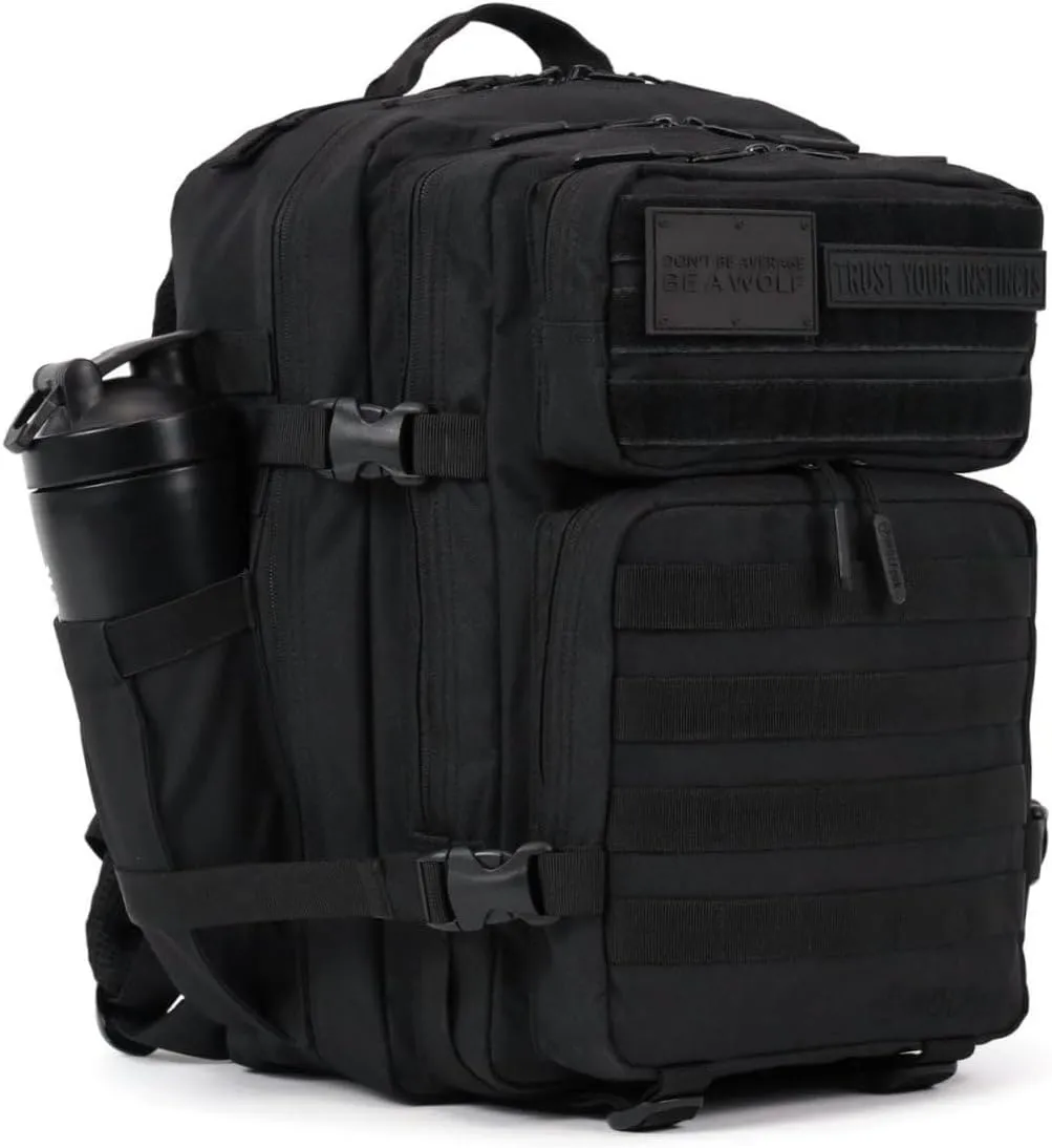 WOLFpak 35L Backpack (NightShade Edition) The Original Backpack. Tactical Bags For The Gym and Travel Bag.