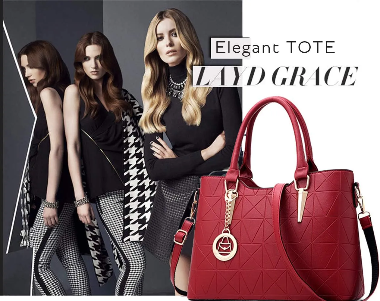 Women Tote Bag Fashion Handbag and Purse Leather Shoulder Bag Top Handle Satchel