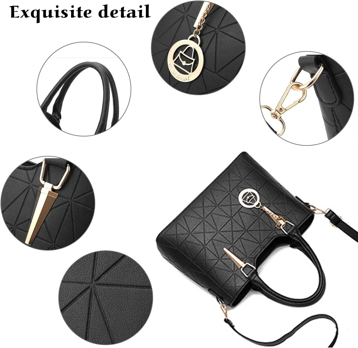 Women Tote Bag Fashion Handbag and Purse Leather Shoulder Bag Top Handle Satchel