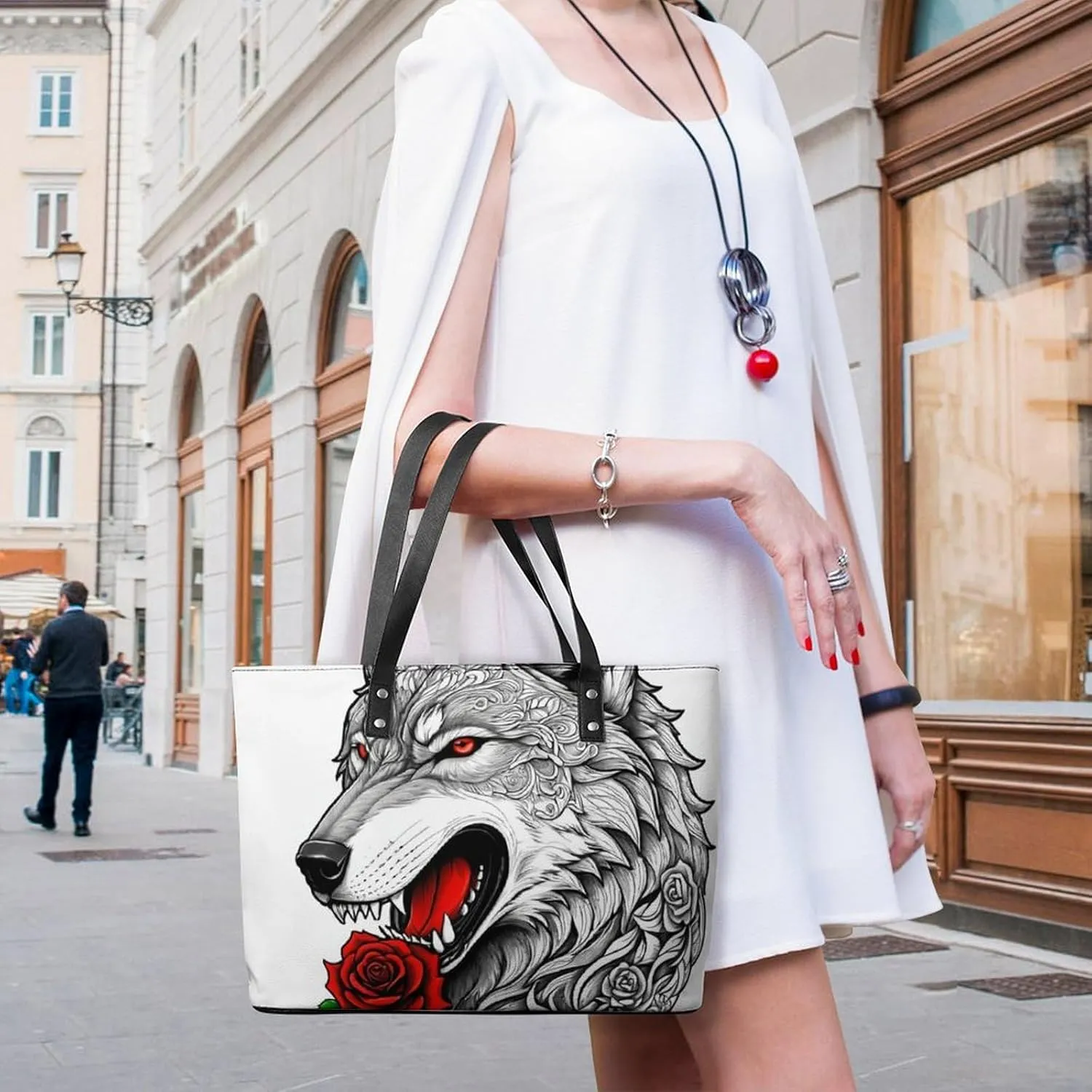 Women's Fashion Travel Shoulder Bag, Handbags Purse for Women, PU Leather Shoulder Bag for Travel Shopping