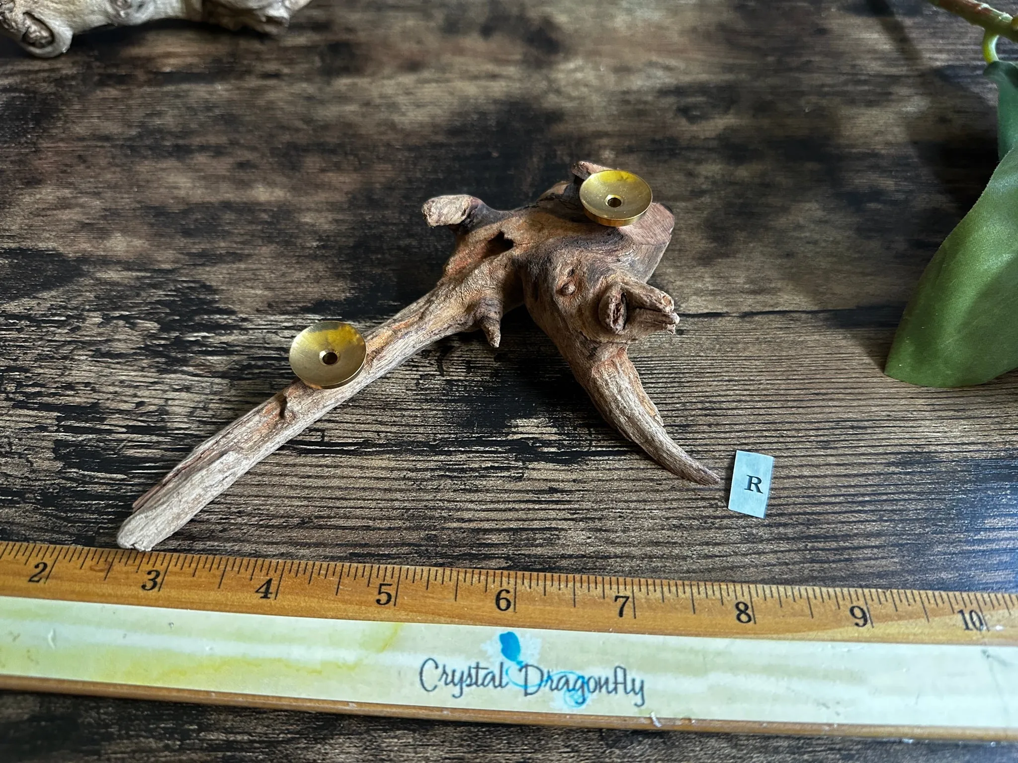Wood Natural Branch Sphere Stand, FB2904