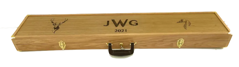 Wooden Case to display rifle (Base price shown)