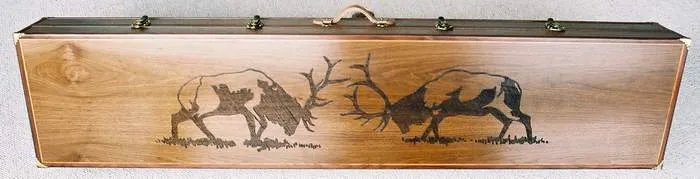 Wooden Case to display rifle (Base price shown)