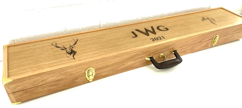 Wooden Case to display rifle (Base price shown)
