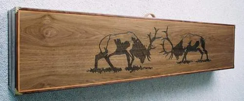 Wooden Case to display rifle (Base price shown)
