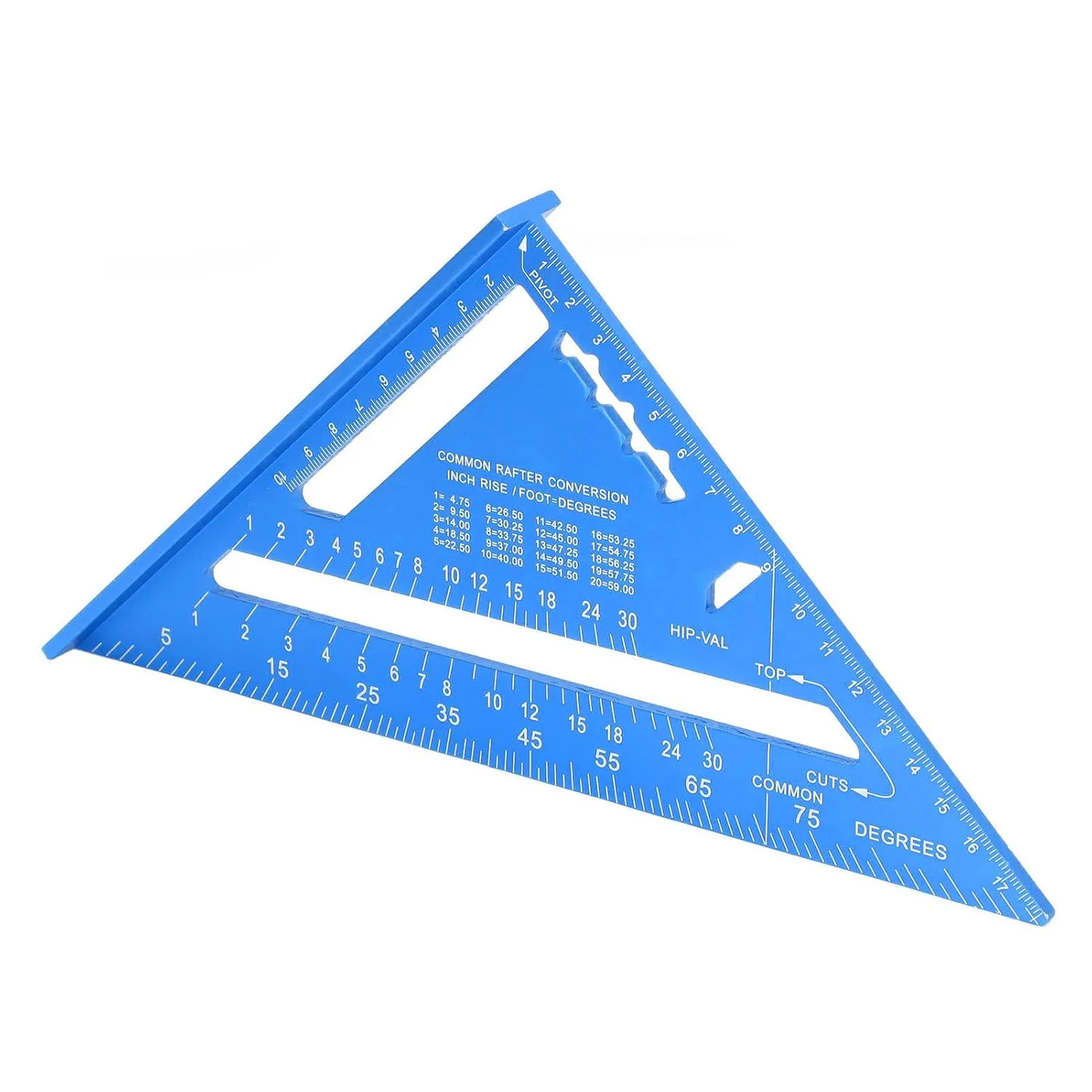 Woodworking Aluminum Alloy Electrophoretic Paint C Sc Carpenter Red Woodworking TriangleWoodworking Measu Carpenter SquareWoodworking Measu RulerWoodworking Measu (Blue)