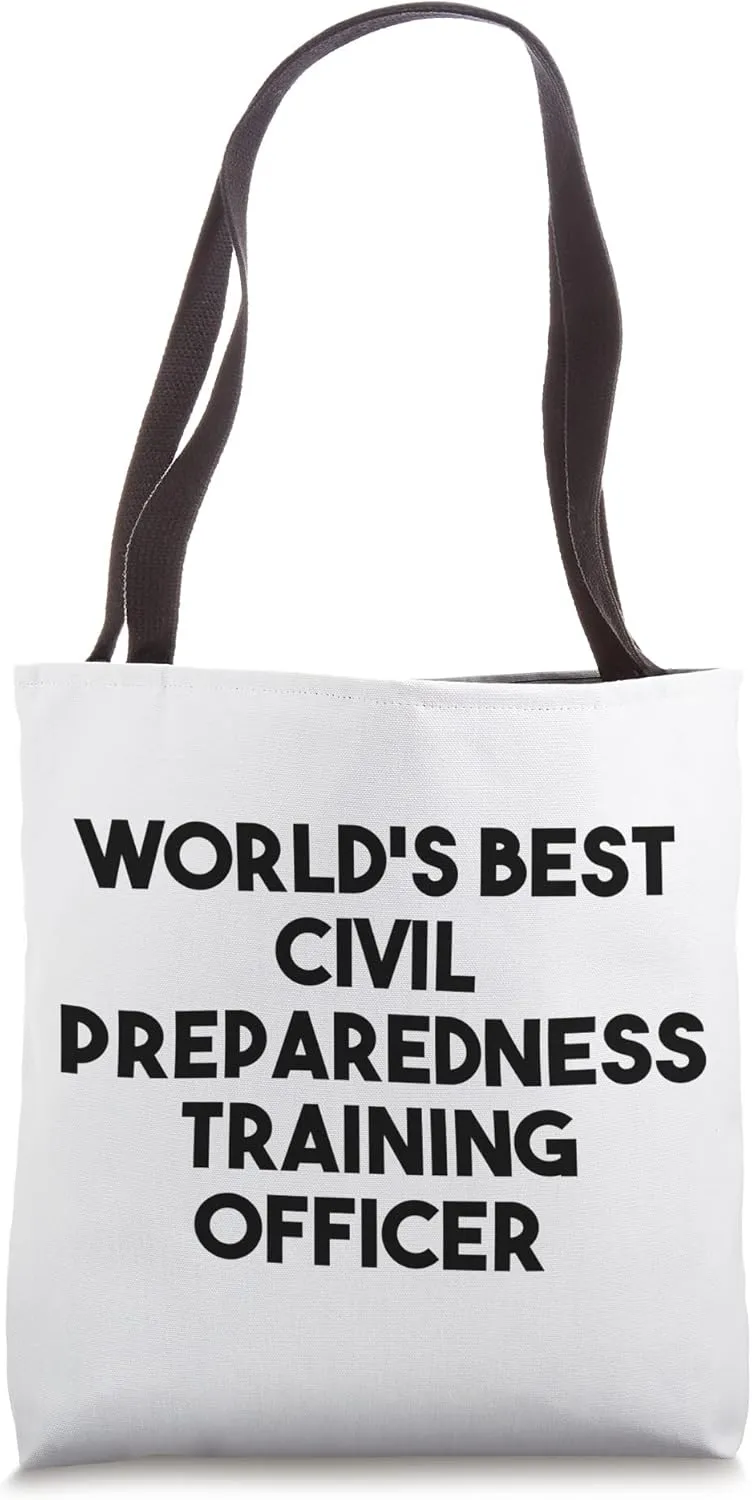 World's Best Civil Preparedness Training Officer Tote Bag