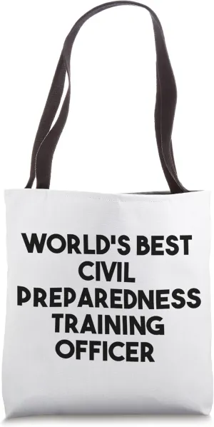 World's Best Civil Preparedness Training Officer Tote Bag