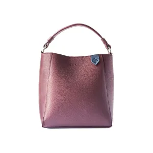 Yaya Leather Bucket Bag - Burgundy, Leather Shoulder Bag, Burgundy Leather Bag, Crossbody Bag, Gift for Her, Genuine Leather Bag, Handbag Women