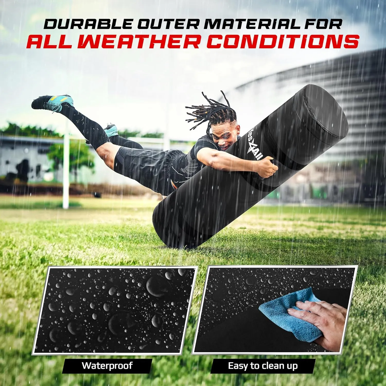 Yes4All Tackling Dummies for Youngth Football, 11lbs /20lbs Leather Block and Tackle Dummies for Contact Drills, Martial Arts