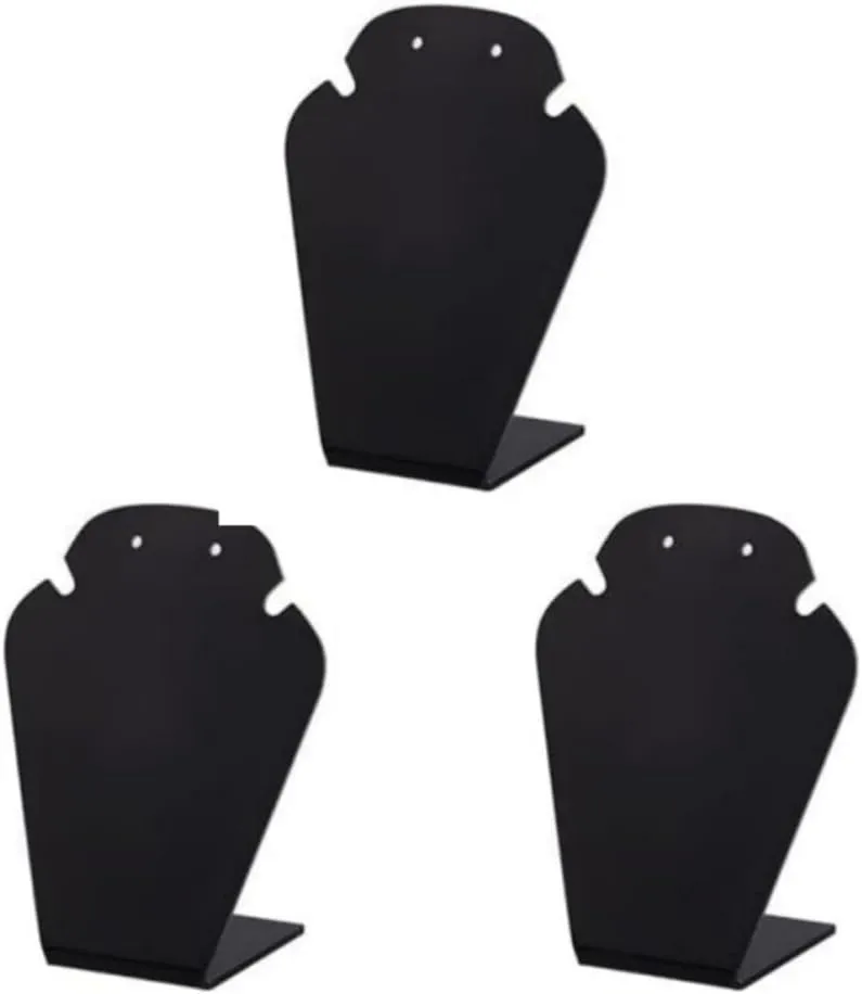 Zcargel 3PCS Jewelry Holder 7cmx4cmx10cm Velvet Necklace Display Jewelry Holder Bracelets and Watches Display Stand Jewelry Holder Storage for Dressing Tables/Showcases and Jewelry Cabinets