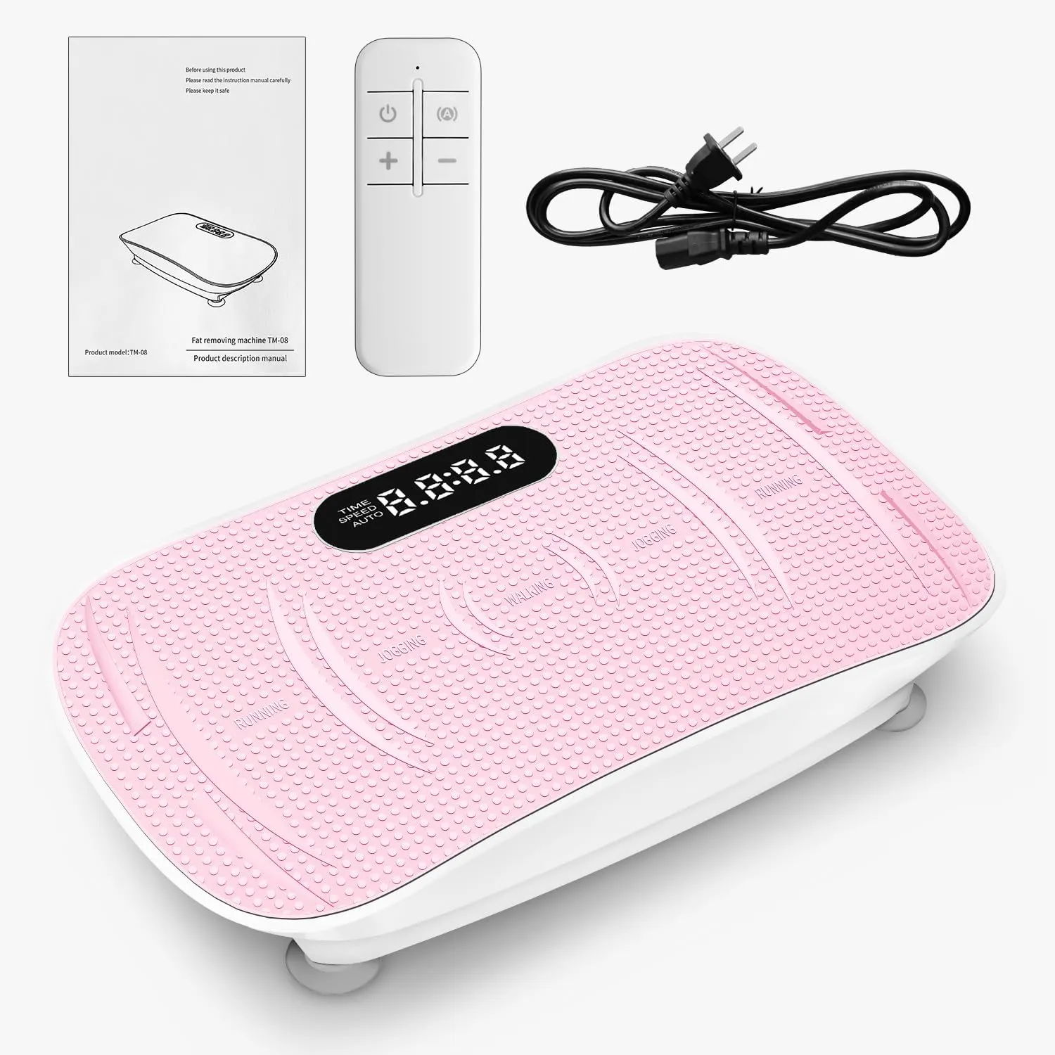 ZenActive Vibration Plate Whole Body Exercise and Relaxation Machine Circulation Lymphatic Detox Device with Smart Screen Low Noise Max Weight 330LB for Home Exercise Platform for Weight Loss