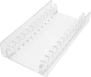 Zerodeko Acrylic Game Card Case Holder Transparent Storage Rack for Games Effortless Card Insertion Removal Robust Protection Versatile Compatibility for Tabletop Gaming